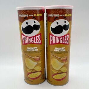 Pringles Honey Mustard Potato Crisps Snack Chips 2 Pack 5.5oz Each discontinued!